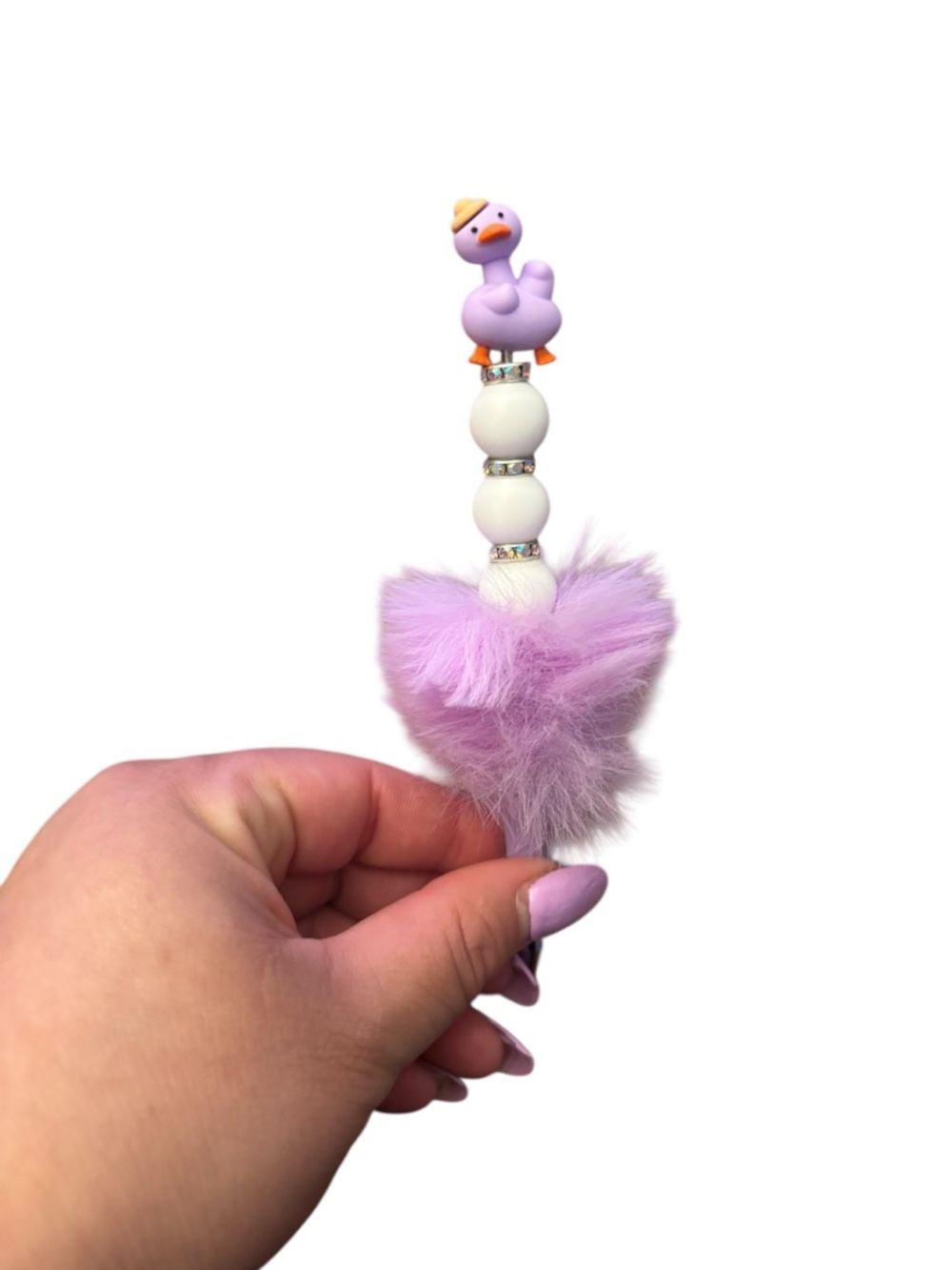 AB INKS HANDMADE EXPRESSIONS Handcrafted Duck Pom Pom Pen